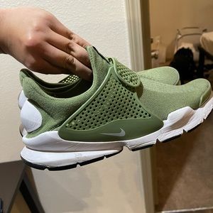 Nike sock dart palm green